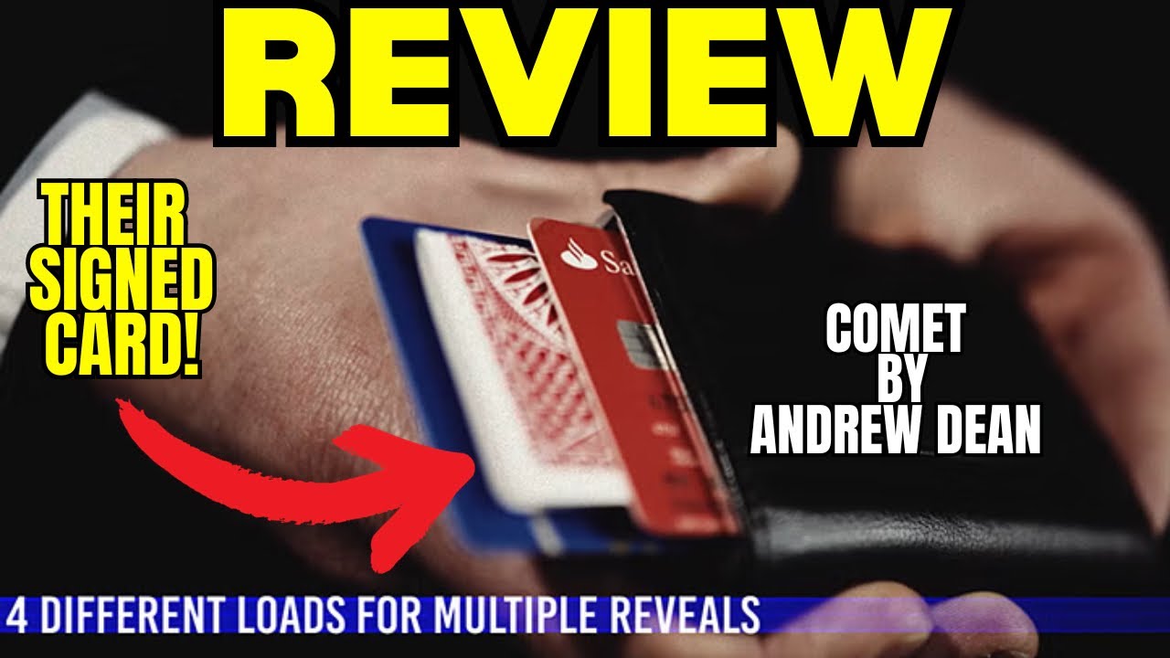 Comet by Andrew Dean Magic Review | Signed Card To Wallet! - YouTube