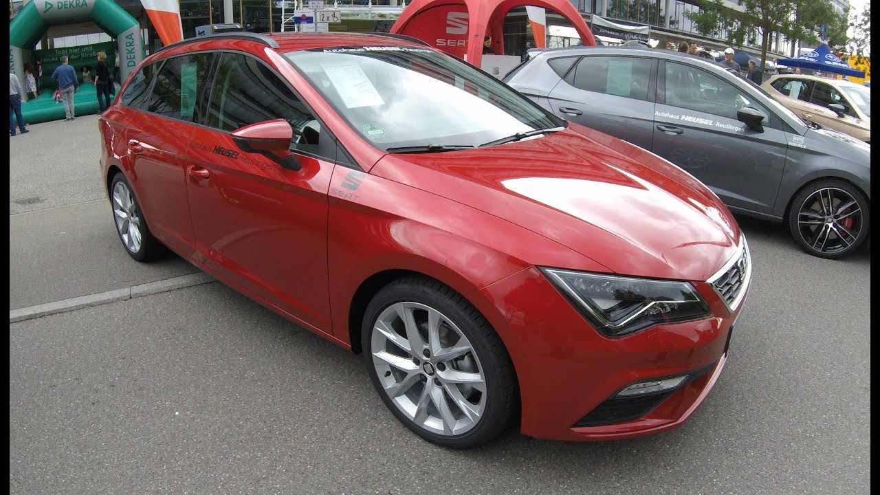 SEAT LEON ST (5F) FR LINE ! NEW MODEL 2017 FACELIFT ! WALKAROUND + INTERIOR ! DESIRE RED COLOUR !