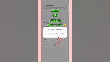 How to disable privacy protection password Settings||#shorts #viral#2025
