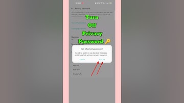 How to disable privacy protection password Settings||#shorts #viral#2025