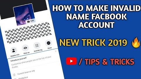 HOW TO MAKE INVALID FACEBOOK NAME ID ( ACCOUNT ) WITHOUT ANY PROXY IN 2 MINUTES.