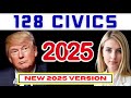 128 Civics Questions for U.S. Citizenship Test 2025 | USCIS Naturalization Interview Practice #n400