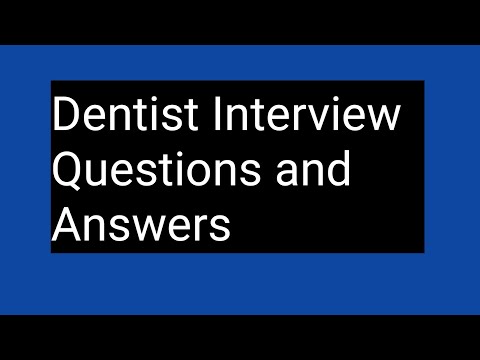 dentist-interview-questions-and-answers