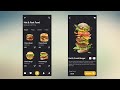 Awesome food app ui design in flutter  design food delivery app