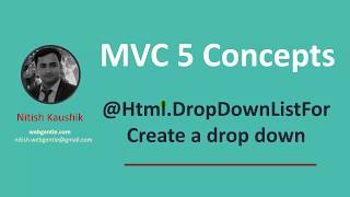How to create a drop down in mvc 5 | Html.DropDownListFor | Advanced MVC 5 concepts