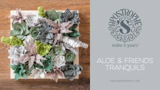 Felt Succulents Project | DIY Home Decor Crafts |  Apostrophe S | Aloe and Friends—Tranquils