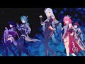 [Genshin Impact MMD] - KARA Mister w/ Shenhe, Raiden, Yae Miko, Eula and Sara