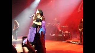 Tarja Turunen & a little fan on stage -Live In Brazil,2015
