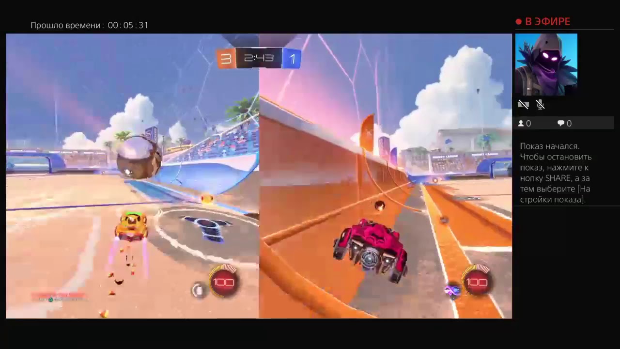 Прямой показ PS4 от mefok