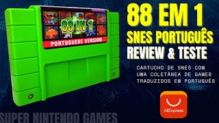 Cartucho Lotado de Jogos em Português para o Super Nintendo | Super 88 in 1 Snes Portuguese Version screenshot 4