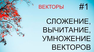 Векторы #1: сложение, вычитание, умножение на число Векторы #1: сложение, вычитание, умножение на число
