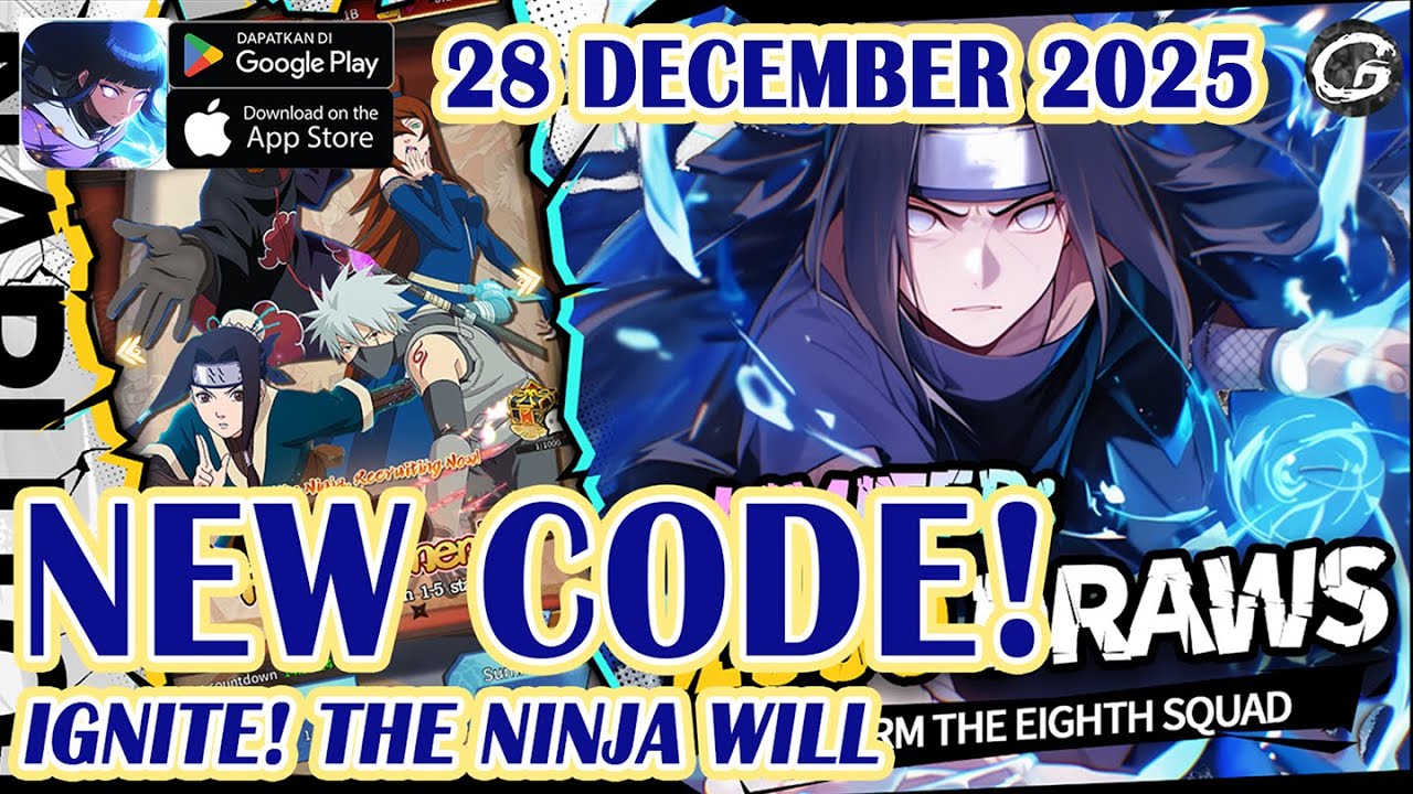 🎁НОВЫЙ КОД Подарочный код и код активации для игры Ignite The Ninja Will 28 декабря 2025 г. - Моб...