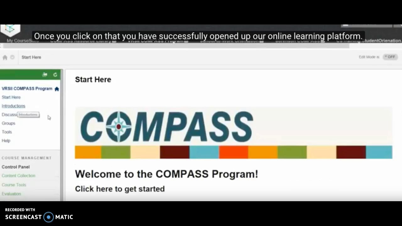 Introduction to CourseSites for COMPASS - YouTube