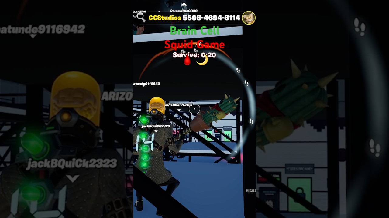 “Survive the Night?! Brain Cell Went Full Genius Mode | Fortnite Squid Game Mayhem” 