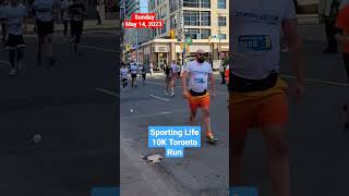 Sporting Life 10K Marathon Toronto Run #toronto #marathon #shorts #sportinglife #runforacause