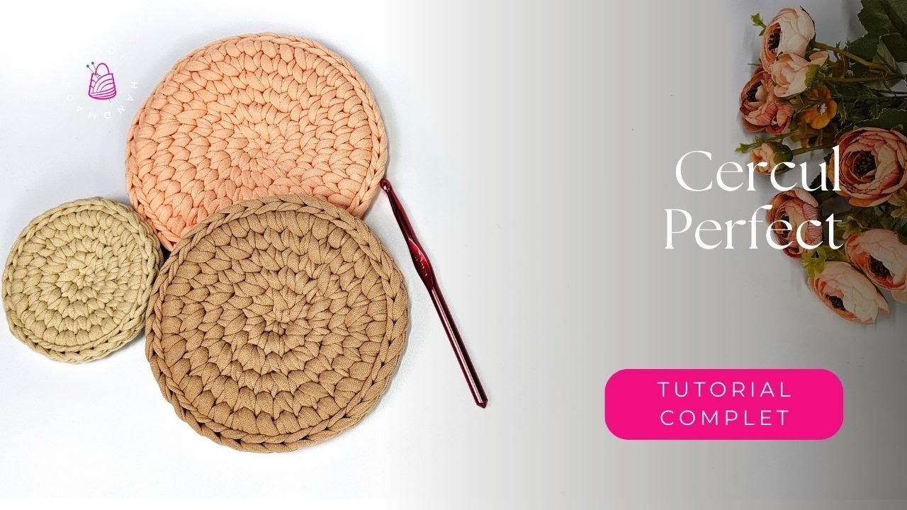 Cum să croșetezi Cercul Perfect | Tutorial pas cu pas | How to crochet the perfect circle