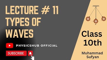 Lec#11|| Mechanical, Electromagnetic, Transverse and Longitudinal waves || Class10 physics| M.sufyan