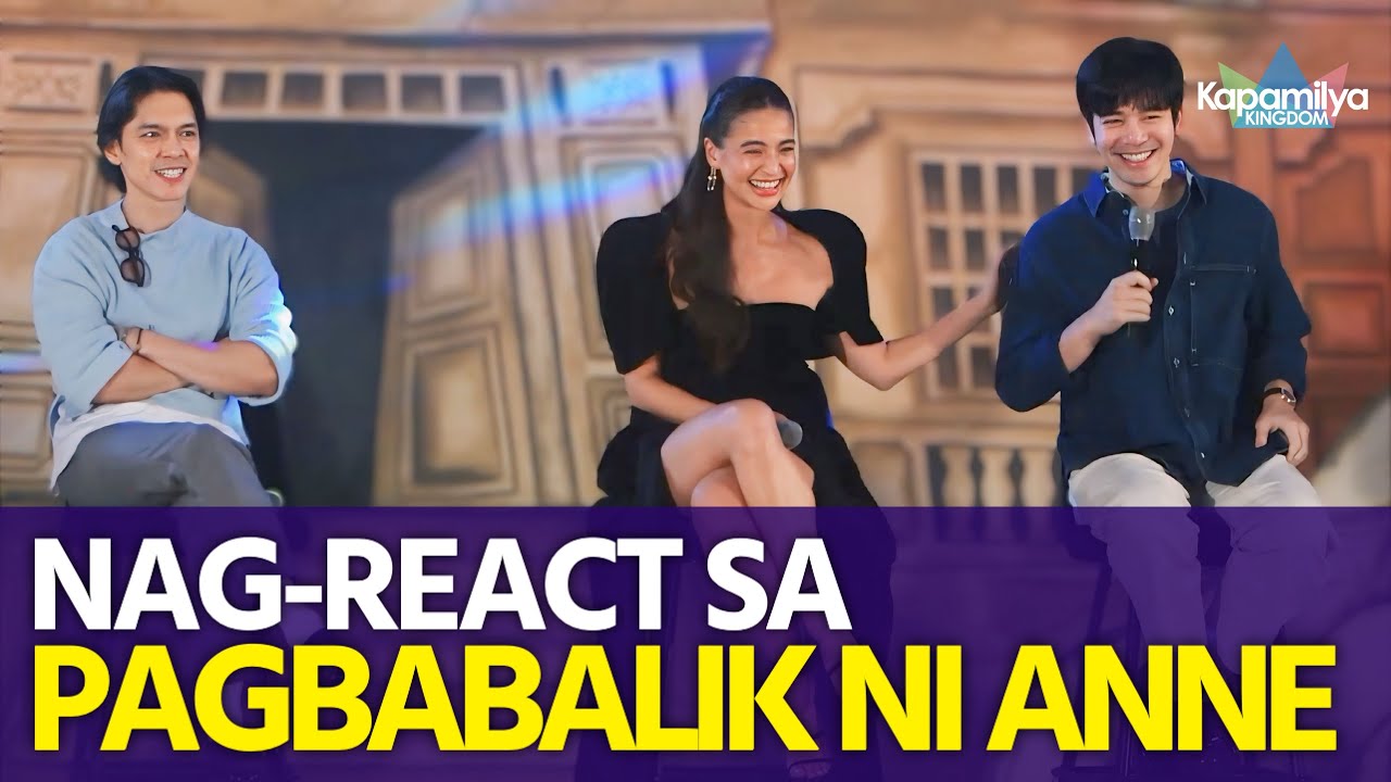Joshua Garcia at Carlo Aquino, nag-react sa pagbabalik-teleserye ni Anne Curtis
