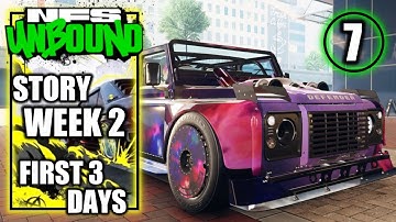 Need for Speed Unbound - Week 2 Session - Sunday to Tuesday Morning and Nighttime