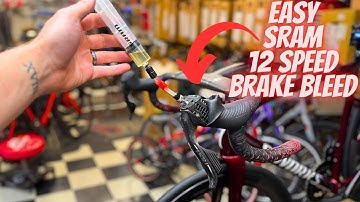 *EASY* HOW TO BLEED SRAM ROAD HYDRAULIC BRAKES (RED E1, FORCE, RIVAL, AXS)