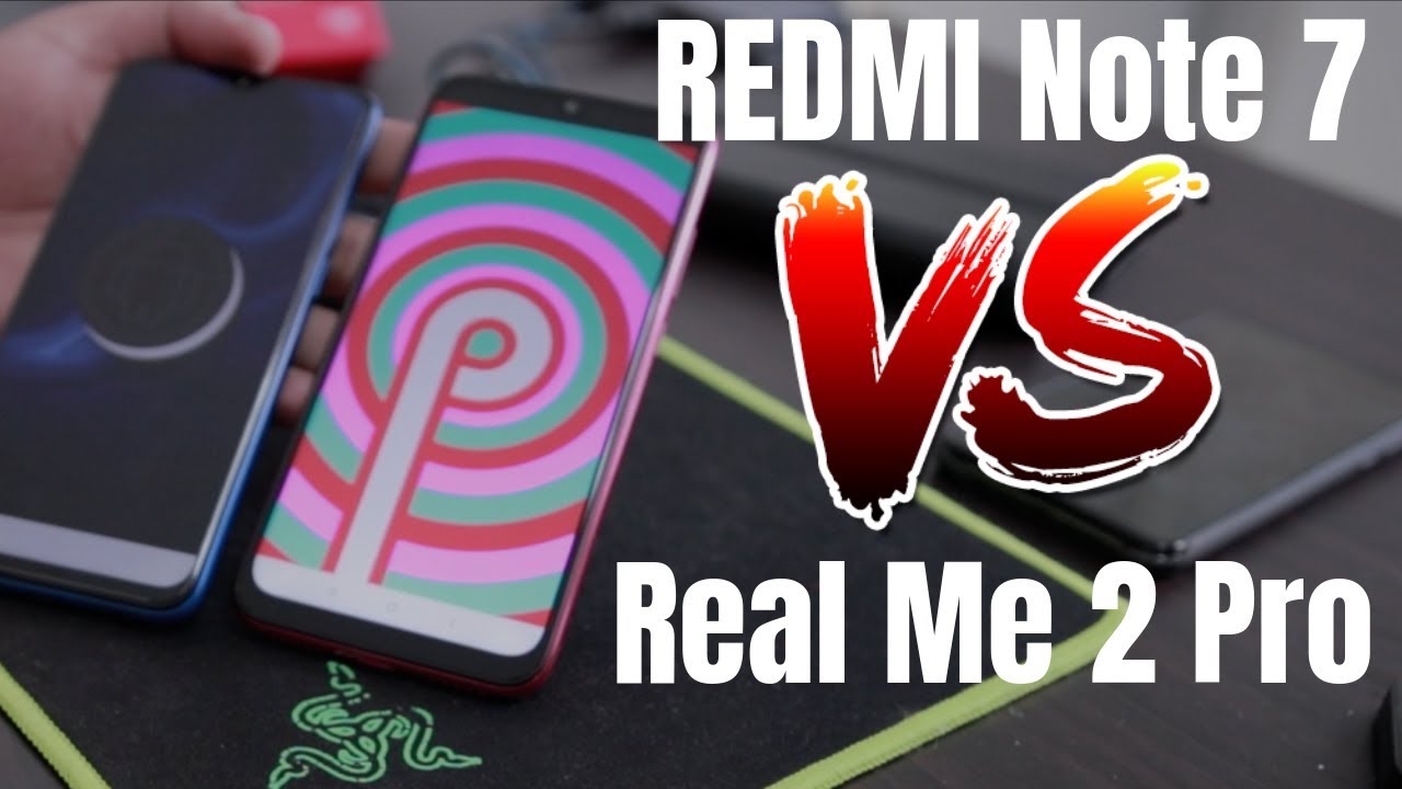 Redmi Note 7 vs Real Me 2 Pro Speed Test Benchmark Test in Hindi India ...