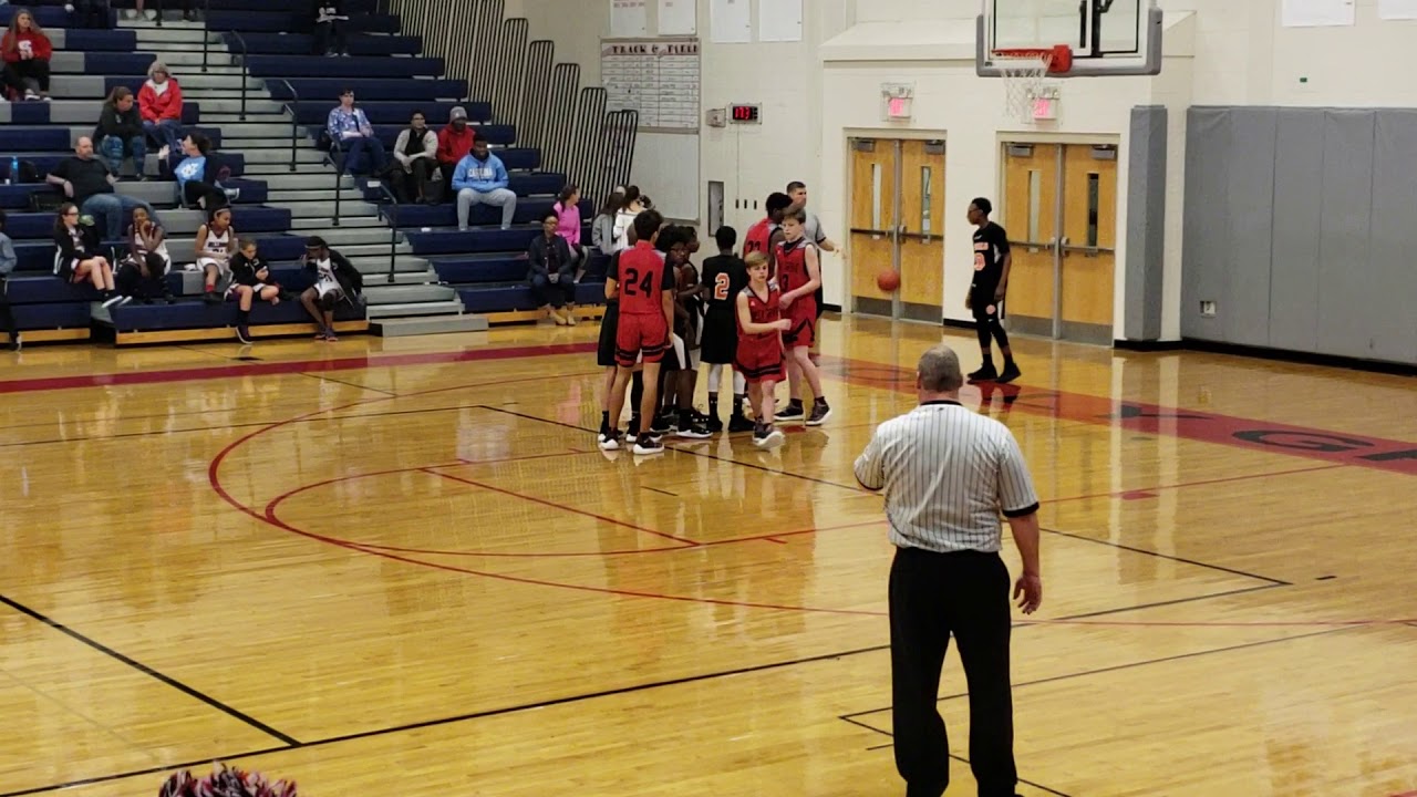 Holly Grove Middle VS Fuquay Varina Middle 1919 Game 1 First Half YouTube