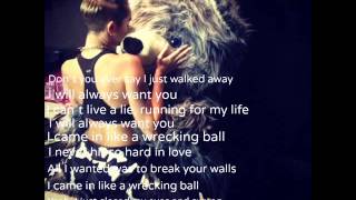 Miley Cyrus - Wrecking Ball (Lyric Video)