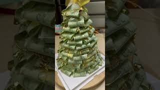 Money Christmas Tree | Fresh Flower Bouquet | 鲜花 ｜礼物 ｜ 每日配送 ｜ Huamama Singapore