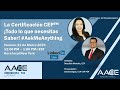 #VocesDeImpacto - La certificacion en Estimacion de Costos AACE  CEP ¡Todo lo que necesitas saber!