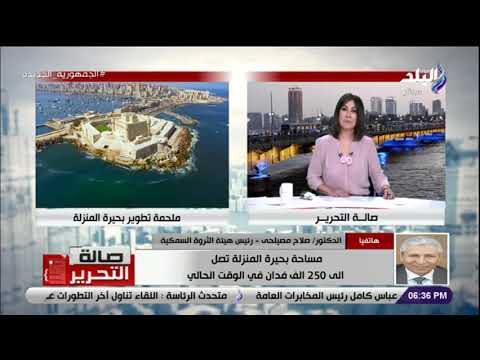 صالة التحرير رئيس هيئة الثروة السمكية تم ضخ مليارات لتطوير بحيرة المنزلة لإعادتها لسابق عهدها