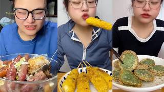 Mukbang food challeng new with real sound #d9mukbang #mukbang screenshot 3