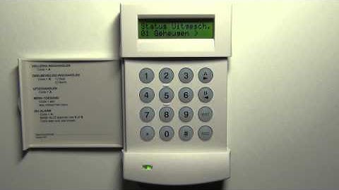 Galaxy G2-20 alarmsysteem resetten.