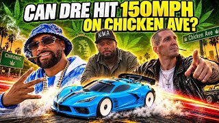 THAT THING IS SMOKING!! Dre's ARRMA limitless Chasing 150MPH on Chicken Ave!