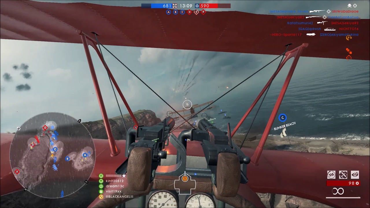 BF1) I hate C-class airship AA gun. 45K/1D - YouTube