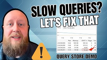 QUERY STORE Tutorial with SQL Expert, Rich Benner- 15 min Demo