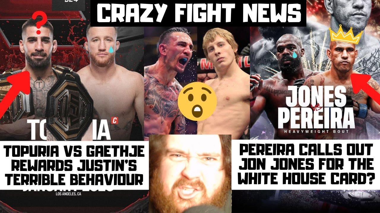Илья Топурия против Джастина Гэтжи! Холлоуэй против Пимблетта? Алекс Перейра бросает вызов Джону ...