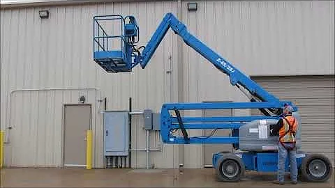 Sold! 2012 Genie Z45/25J 45' Electric Articulating Boom Lift Man bidadoo.com