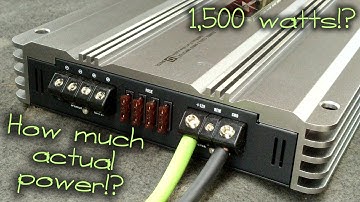 Lightning Lab AMF1500.DS2 Class D Mono Amp - Output Power Test