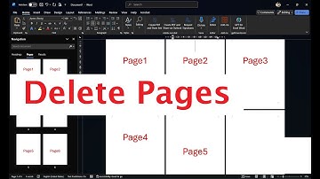 Page cannot delete in ms word លុបទំព័រ Word | rean compute khmer
