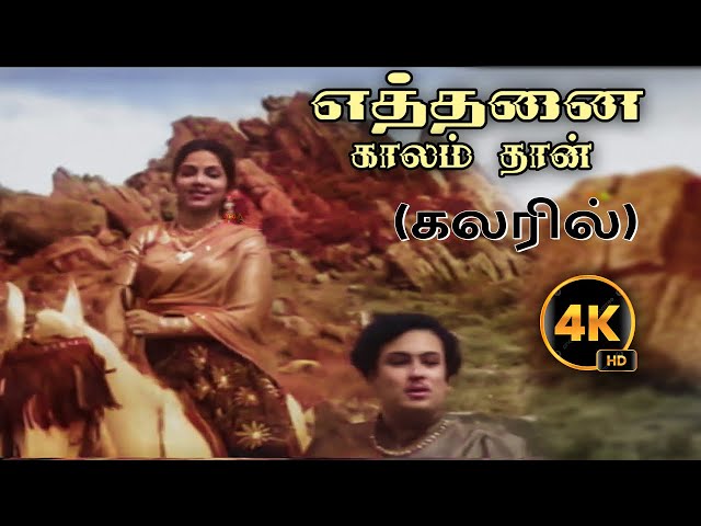 எத்தனை காலந்தான் Ethanai Kaalamthaan Song-4K HD Video  #mgrsongs #tamiloldsongs class=