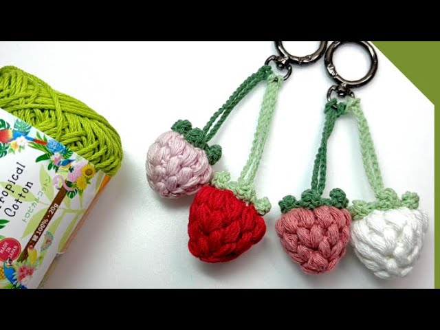 Crochet for Beginners: A fluffy strawberry 🍓 that can be