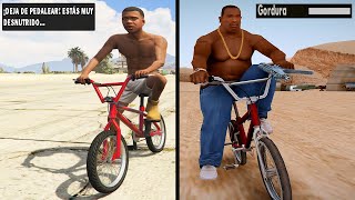 GTA 5 BMX vs GTA SA BMX - Comparación