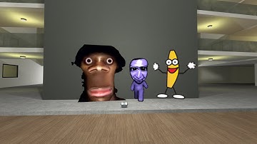 Many Hi my name is aughhhh ,Banana and Ao Oni  Nextbots Gmod