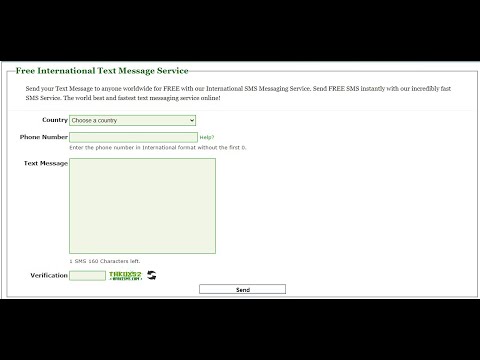 Video: How To Write A Free SMS To Uzbekistan