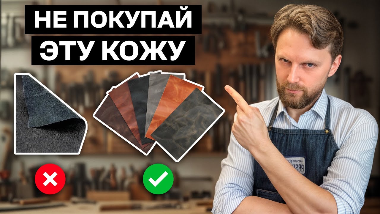 Как ПРАВИЛЬНО ВЫБРАТЬ КОЖУ для своих изделий – советы и секреты мастера