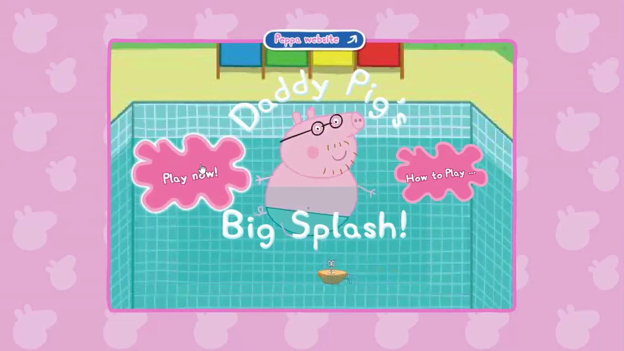 Peppa Pig On The Pool Diving Games 1 How To Reach Highscore YouTube