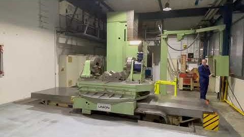UNION CBFK 150 Table type boring mill kreuzschlitten bohrwerk kotterbank MACH4METAL 6556 3-5