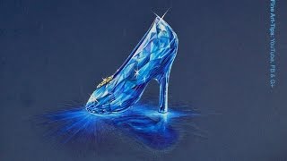 How to Draw the Cinderella Crystal Slipper(Join my email list: http://www.artistleonardo.com/ Visit me on FB: https://www.facebook.com/LeonardoPereznieto Follow Fine Art Tips on Google+: ..., 2015-04-07T15:00:03.000Z)