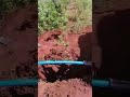 Implemento para enterrar cano - bebedouro ou irrigação