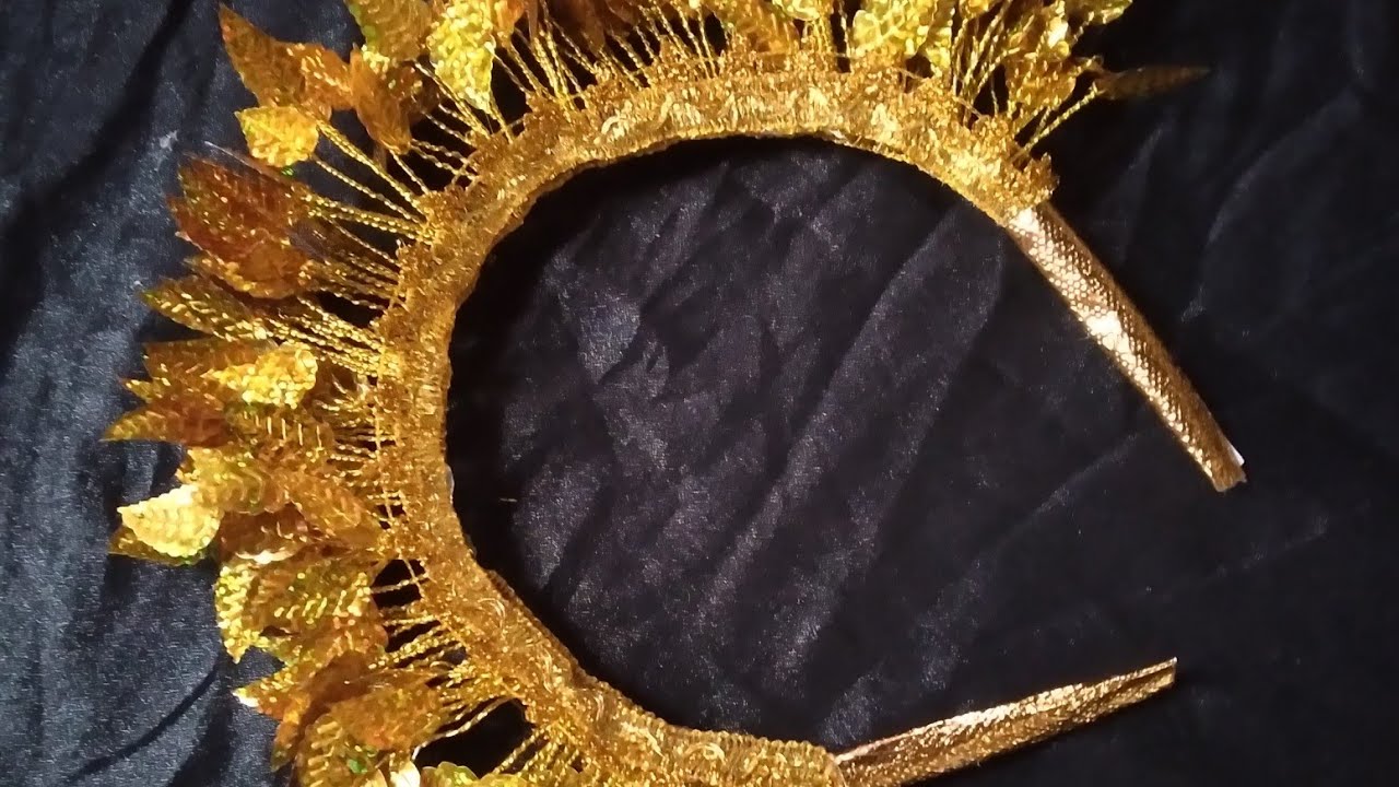 TUTORIAL MEMBUAT MAHKOTA//PART 2 //AKSESORIS KEPALA.